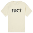 FUCT Men's Crossed Logo T-Shirt in Sand