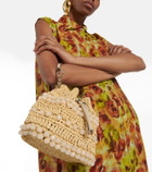 Jimmy Choo - Bon Bon embellished raffia bucket bag