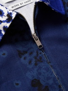 NOMA t.d. - Hand-Dyed Denim Blouson Jacket - Blue