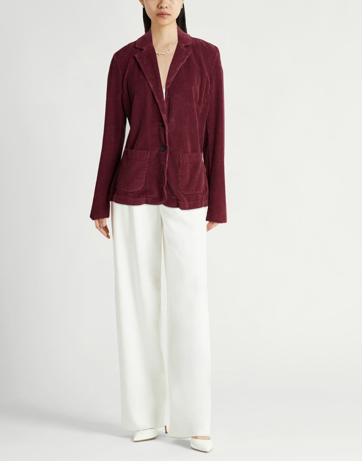 120% Lino Womens Blazer in Brick