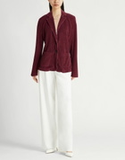 120% Lino Womens Blazer in Brick