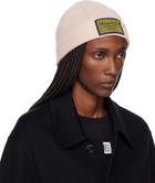 MM6 Maison Margiela Pink Access Labels Story Beanie