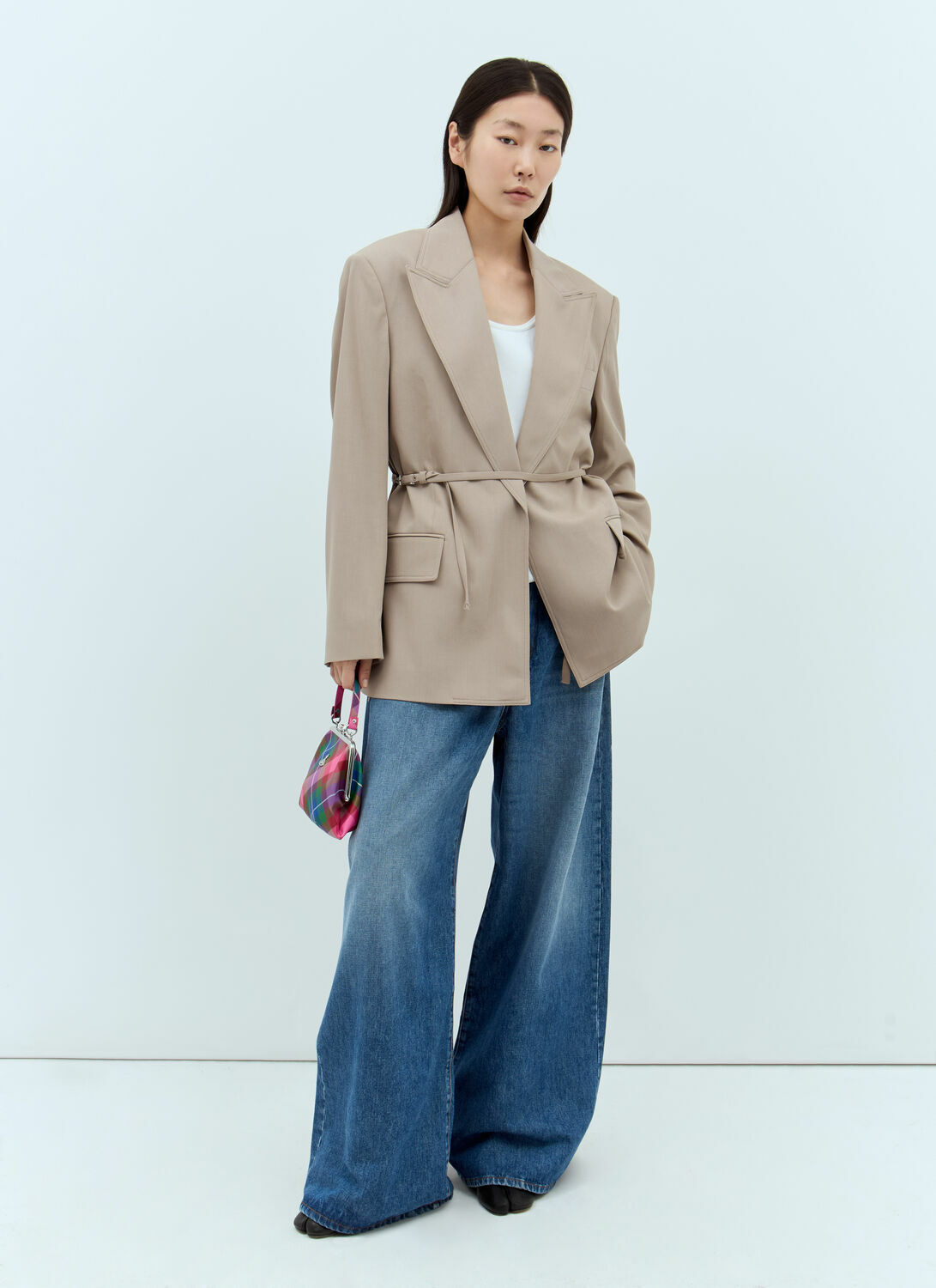 Acne Studios Peak Lapels Belted Blazer