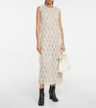 Maison Margiela Ruffled silk-blend tulle midi dress