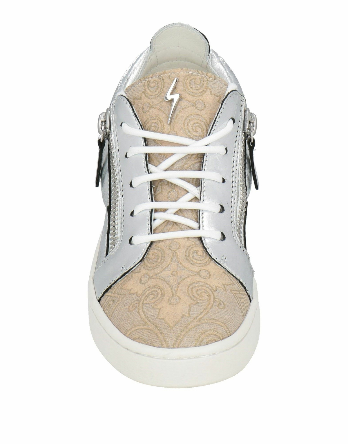 Giuseppe Zanotti Womens Sneakers in Silver