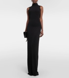 Nili Lotan Reid open-back turtleneck maxi dress