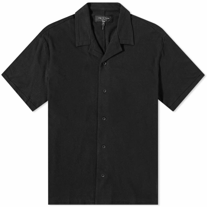 Photo: Rag & Bone Men's Avery Linen Vacation Shirt in Black