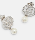 Gucci Interlocking G embellished drop earrings
