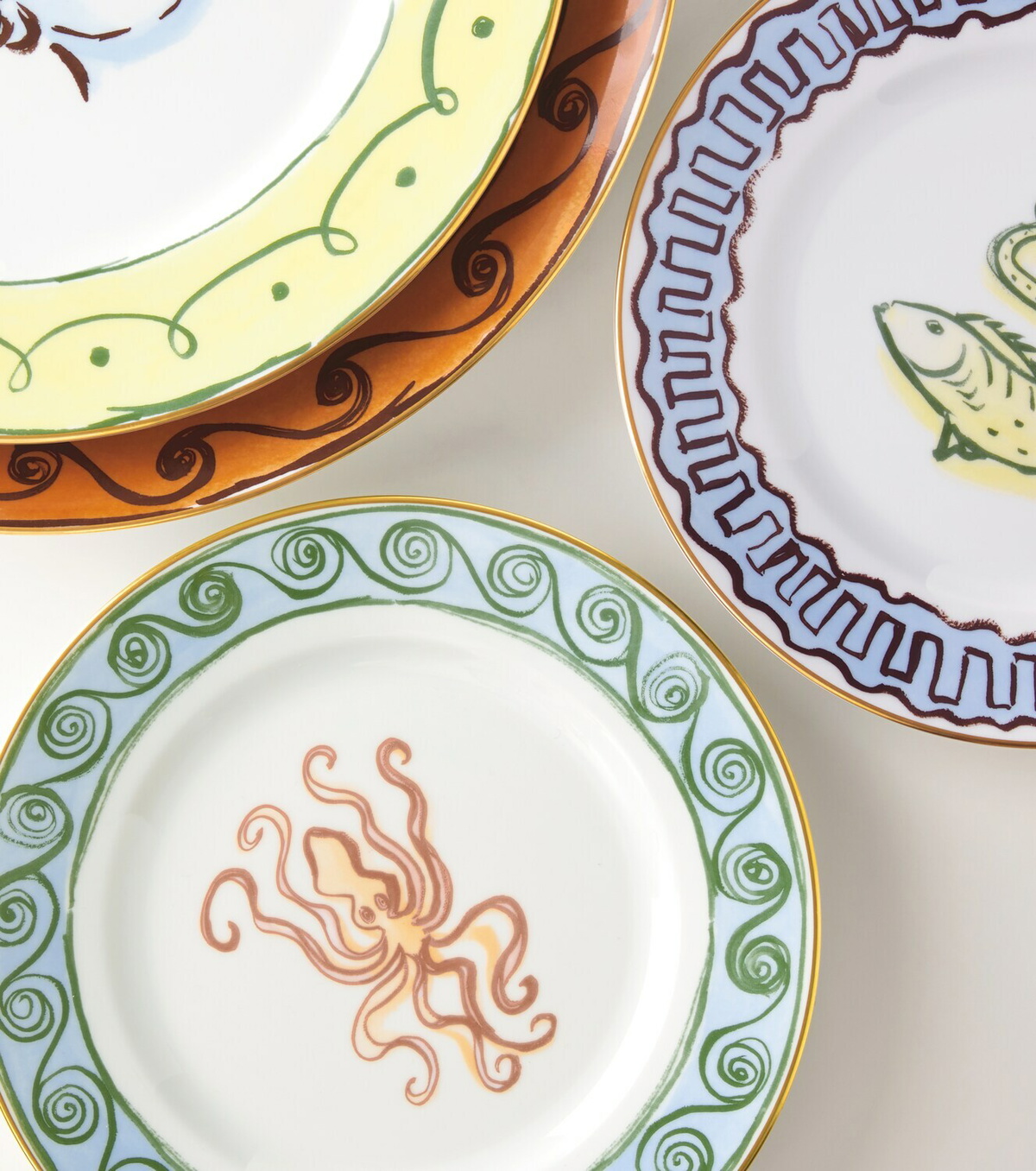Ginori 1735 Il Viaggio Di Nettuno porcelain dinner plate