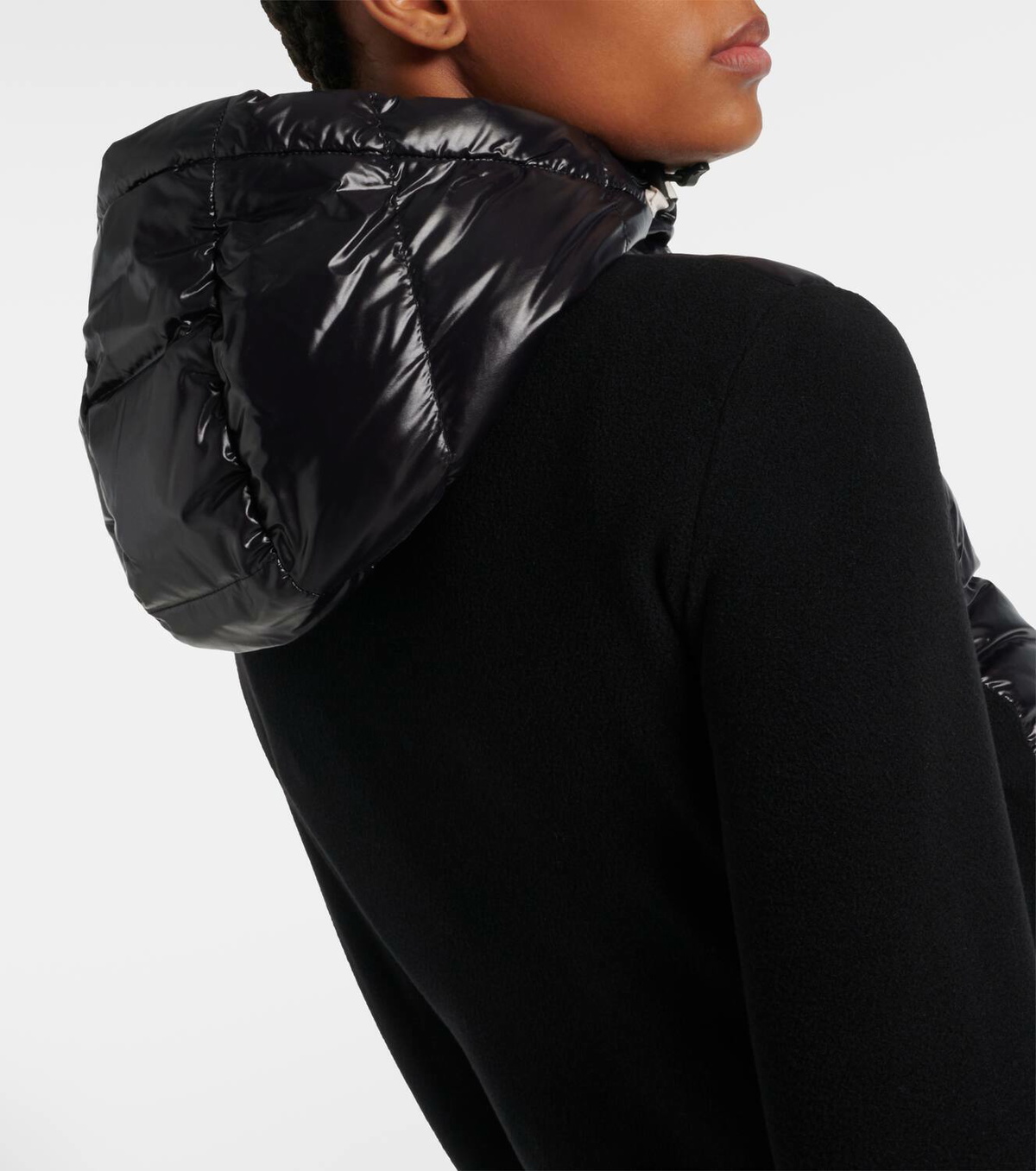 Moncler Grenoble Down-paneled fleece jacket Moncler Grenoble