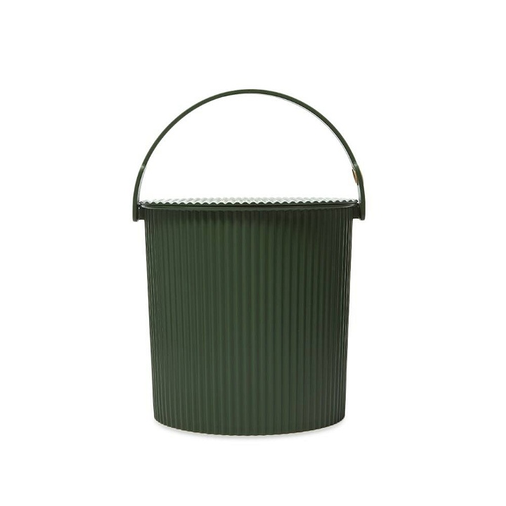 Photo: Hachiman Omnioutil Storage Bucket & Lid - Medium in Dark Green