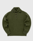 WOOLRICH BLACK LABEL - WAFFLE STITCH VANISE MARL POLO Green Men