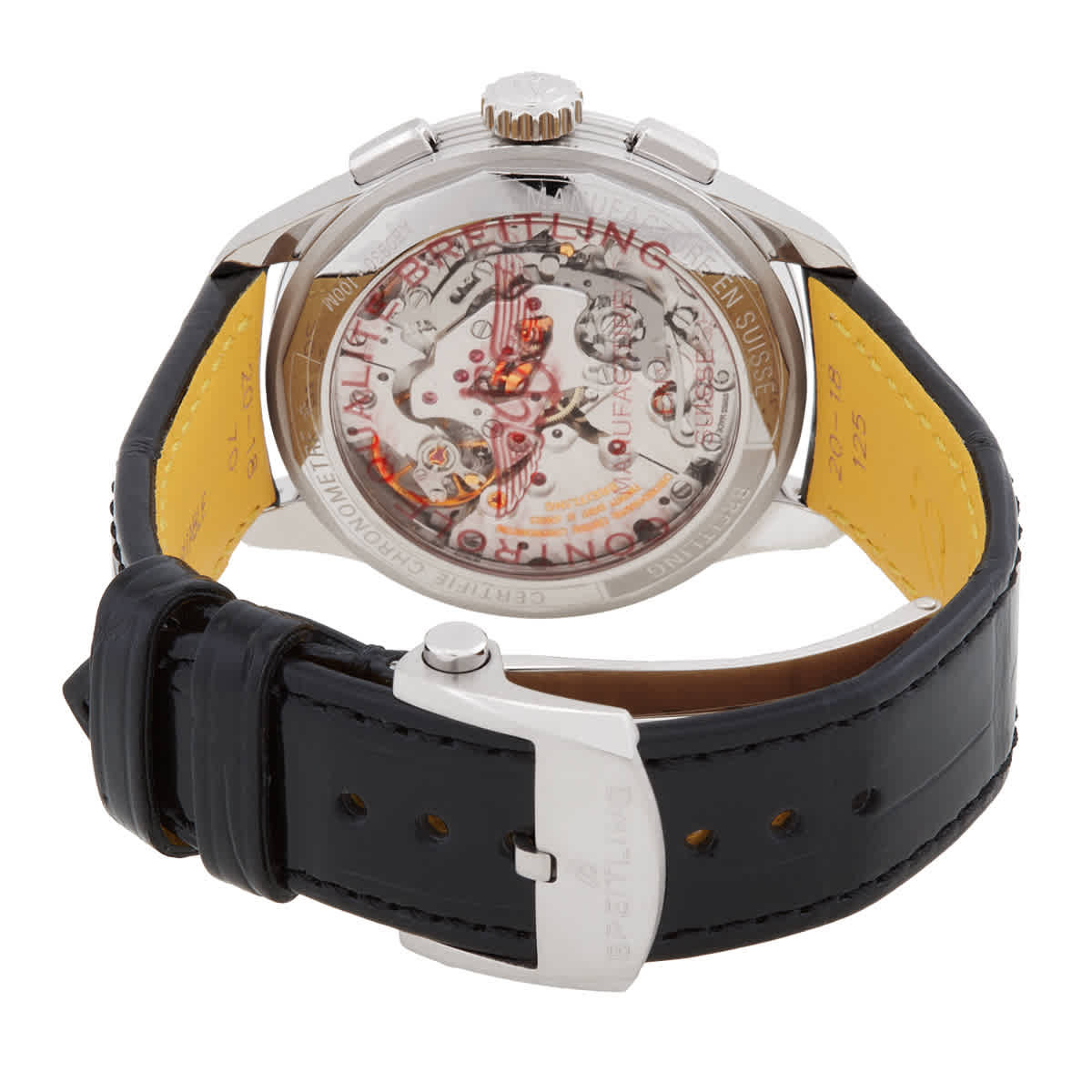 Breitling Premier B09 Heritage Chronograph 40mm Hand Wound White Dial Unisex Watch AB0930371G1P1