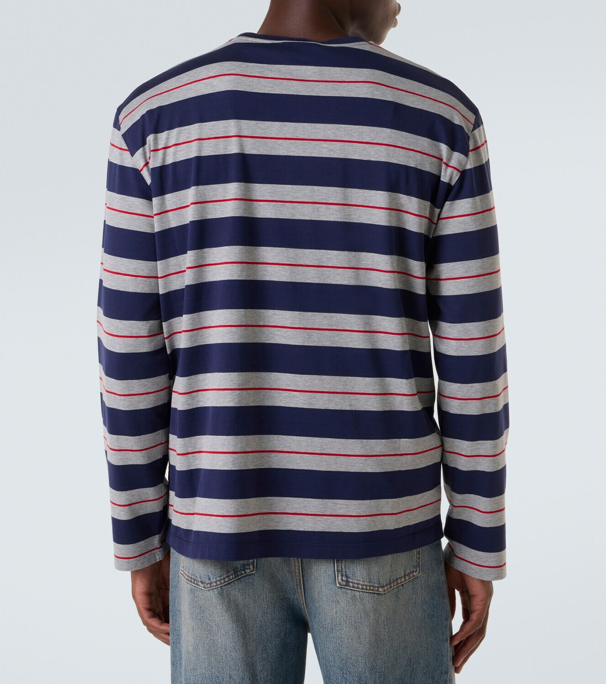 Miu Miu Striped cotton jersey T-shirt