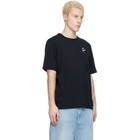 Maison Kitsuné Black 'Café Kitsuné' Relax T-shirt