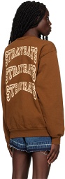 Stray Rats Brown Arch Sweatshirt