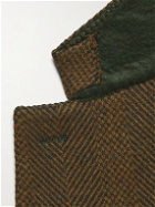 Giuliva Heritage - Aldo Herringbone Virgin Wool Blazer - Green