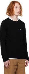 Comme des Garçons Shirt Black Lacoste Edition Sweater