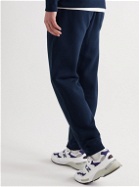 Organic Basics - Tapered Organic Cotton-Jersey Sweatpants - Blue