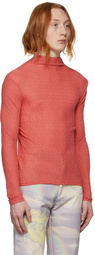 Collina Strada SSENSE Exclusive Pink Cardio Nova Turtleneck