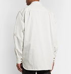 Acne Studios - Paint-Splattered Cotton-Twill Shirt Jacket - White