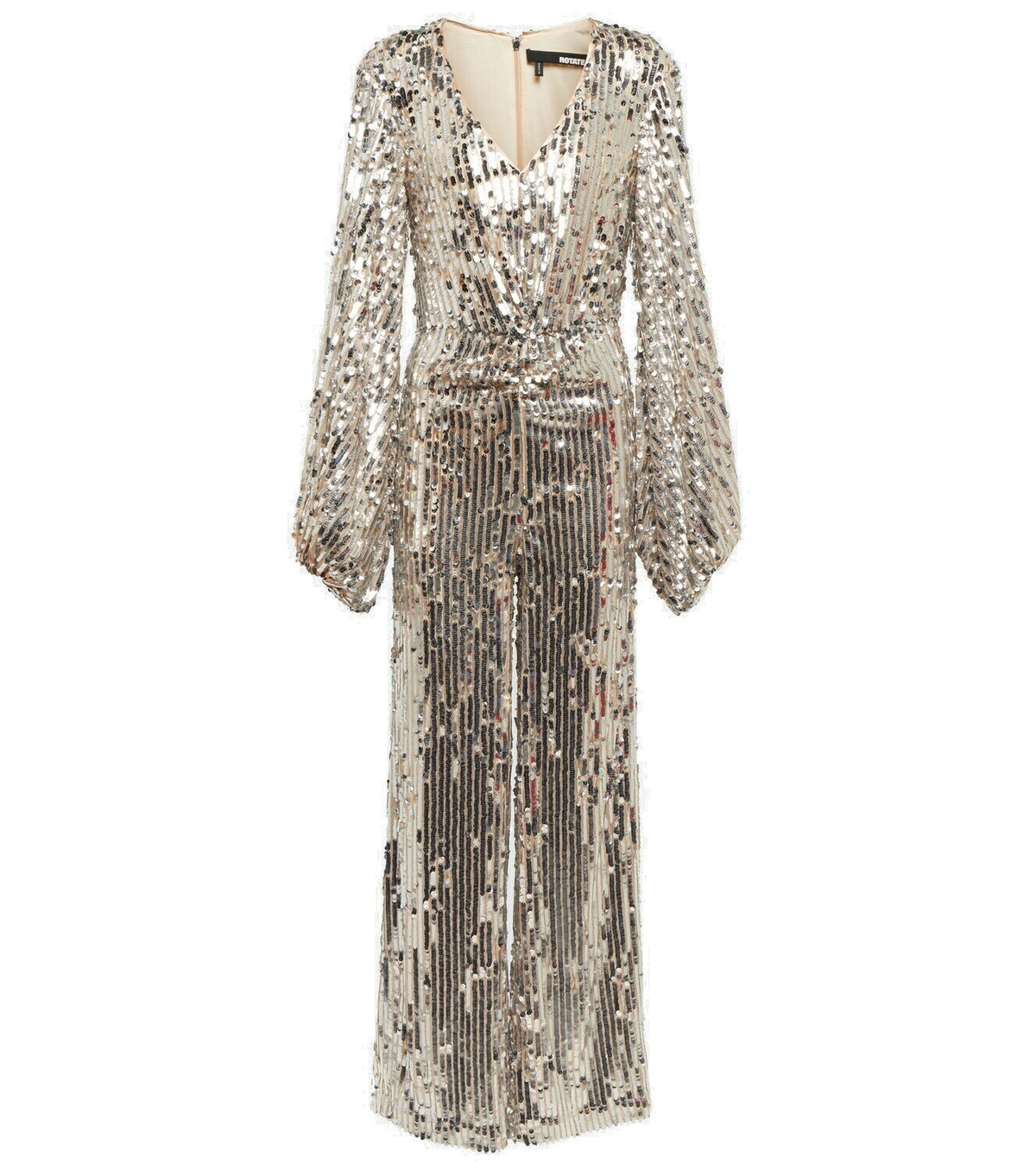 Rotate Birger Christensen Sirin sequined wide-leg jumpsuit