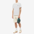 Fred Perry Authentic Men's Striped T-Shirt in Snow White