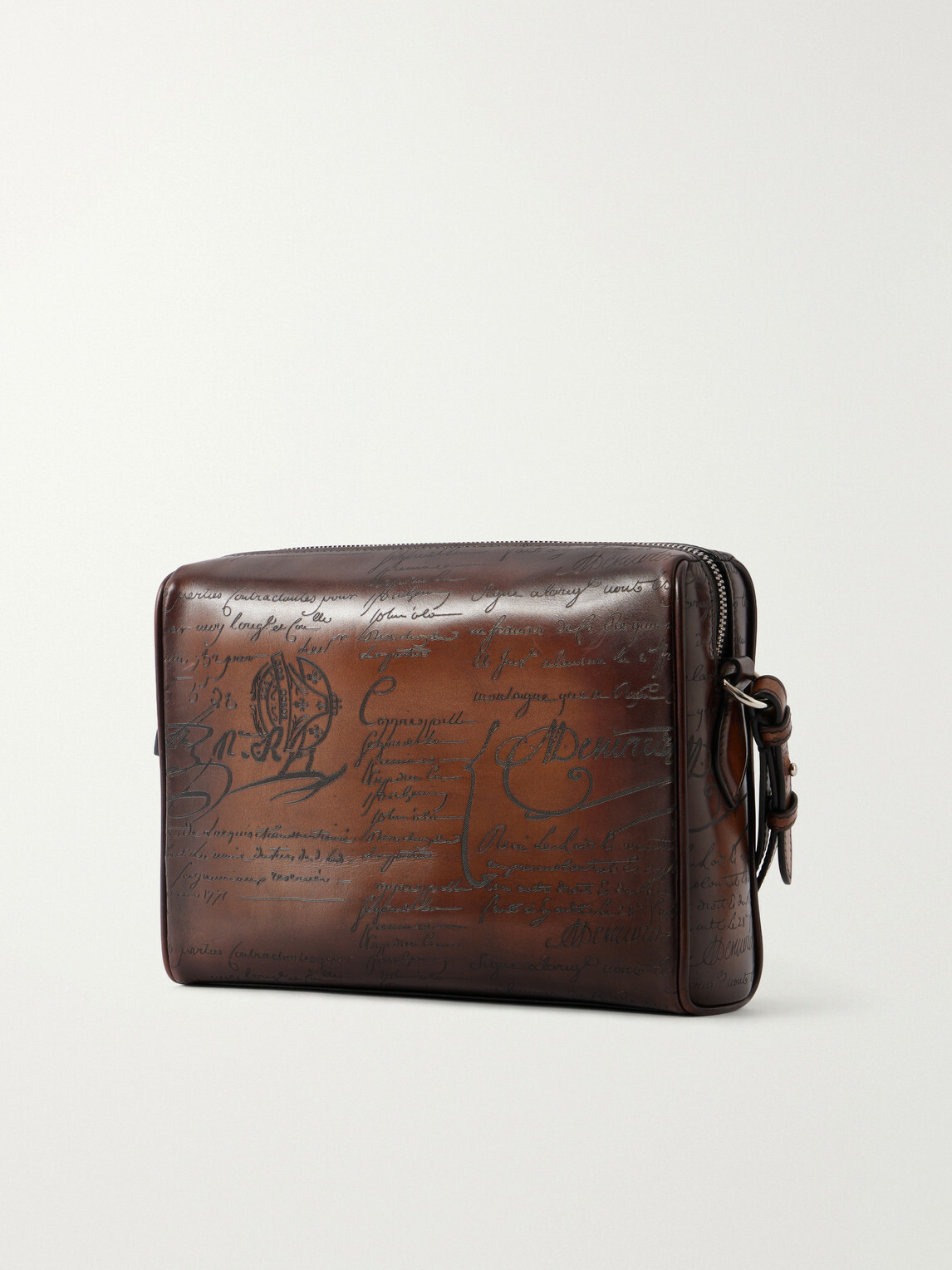 Berluti - Rosewood Scritto Venezia Leather Pouch