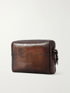 Berluti - Rosewood Scritto Venezia Leather Pouch