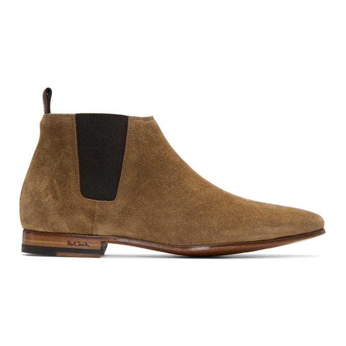 Photo: Paul Smith Tan Suede Marlowe Chelsea Boots