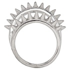 Alan Crocetti Silver Half-Space Spur Ring