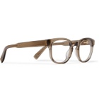 DUNHILL - Square-Frame Acetate and Gold-Tone Optical Glasses - Brown