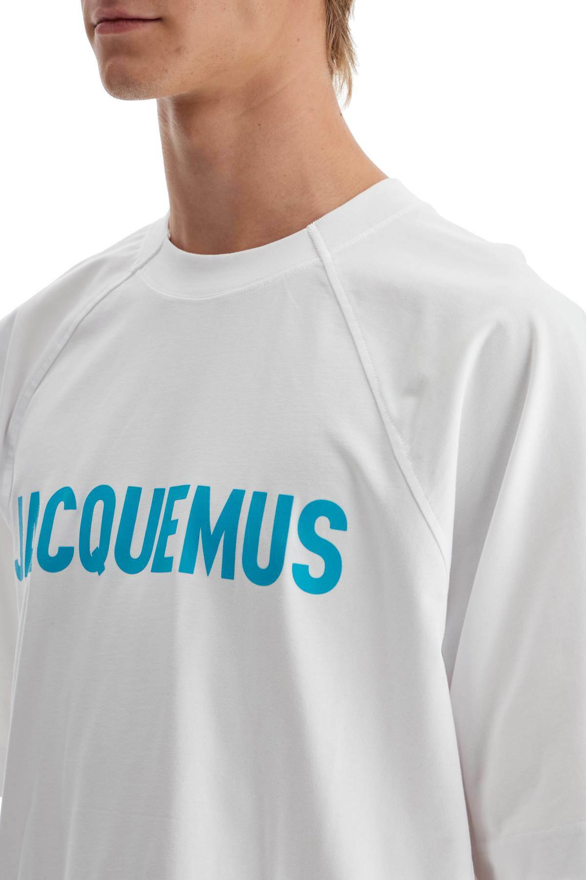 Tシャツ・カットソー Jacquemus LE TSHIRT TYPO WHITE White La Casa 'Le t-shirt Typo' T-Shirt by JACQUEMUS on Sale