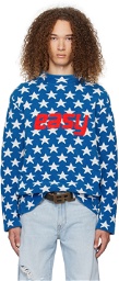 ERL Blue 'Easy' Sweater