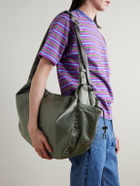 Master-Piece - Ark Leather-Trimmed Nylon Shoulder Bag
