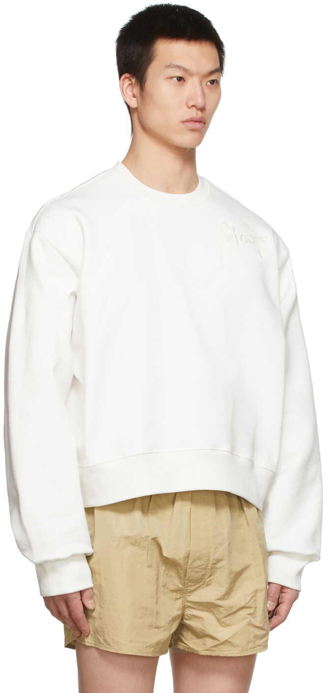 White logo outlet sweatshirt