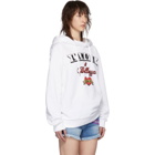 Dolce and Gabbana White LAmore Bellezza Hoodie