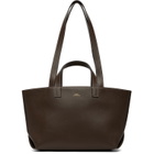 A.P.C. Brown Drummer Small Tote