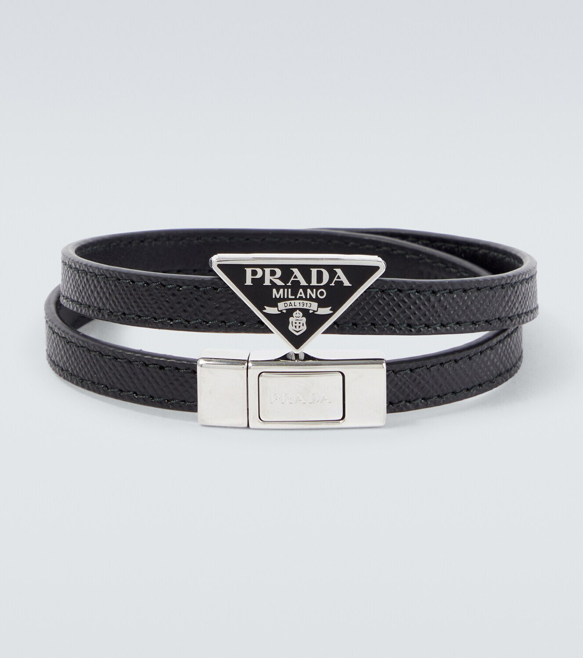 Prada Saffiano leather bracelet