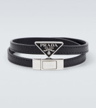 Prada Saffiano leather bracelet