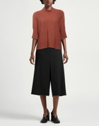 Manila Grace Womens Turtleneck Tan