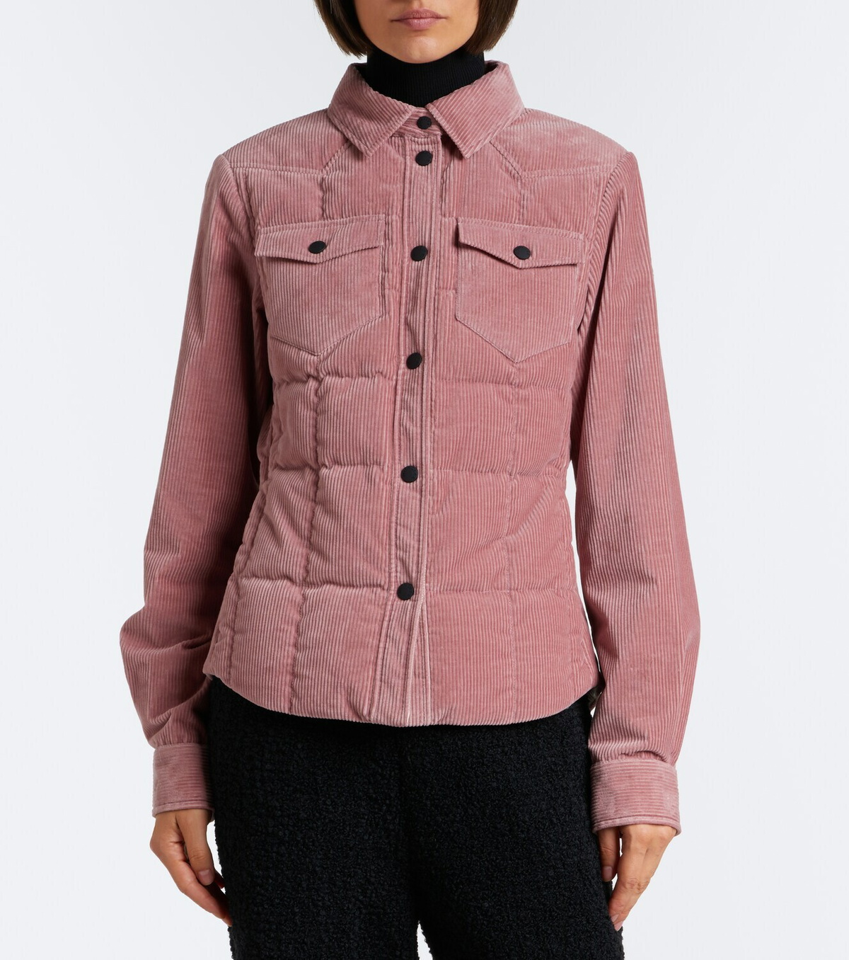 Moncler Grenoble Nangy down-paneled cotton corduroy jacket