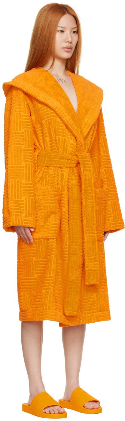 Bottega Veneta Orange Cotton Robe