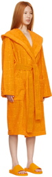 Bottega Veneta Orange Cotton Robe