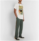 Loewe - Eye/LOEWE/Nature Fleece-Back Cotton-Jersey Sweatpants - Green