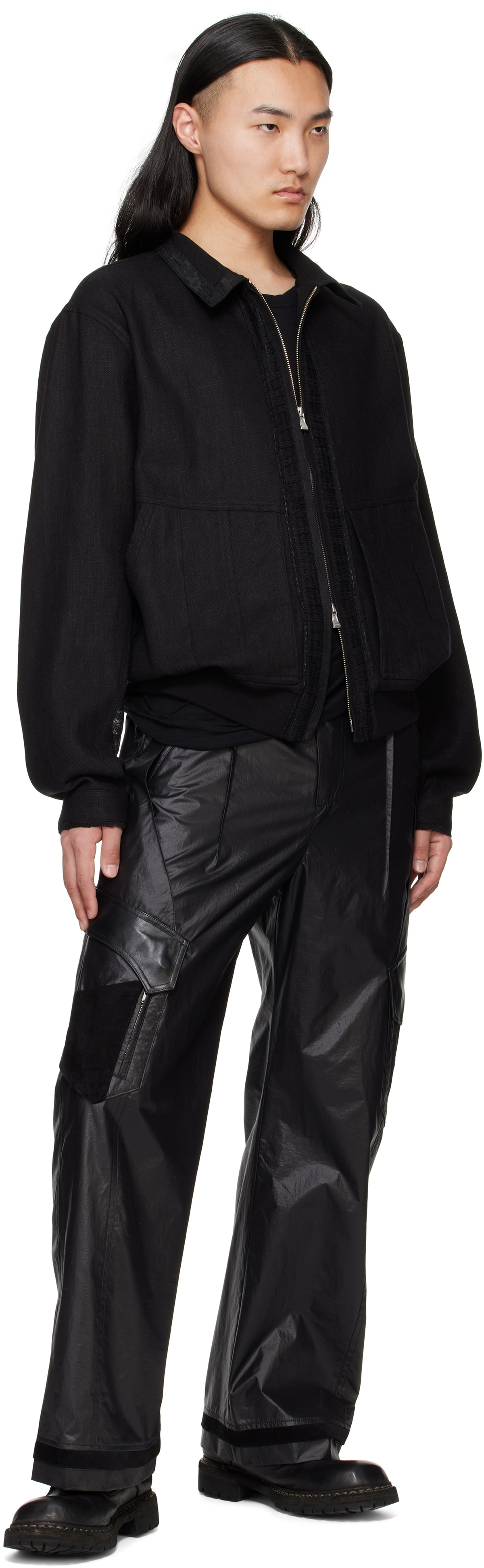 ジャケット・アウター xlim EP.3 Coat in Black ep-3-01-jacket-in-black-men-s-