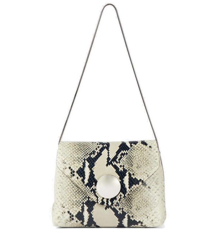 Photo: Khaite Bobbi snake-effect leather shoulder bag