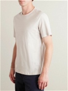 Theory - Precise Cotton-Jersey T-Shirt - Neutrals