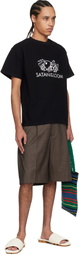 Glass Cypress SSENSE Exclusive Black 'Satan of The Loom' T-shirt