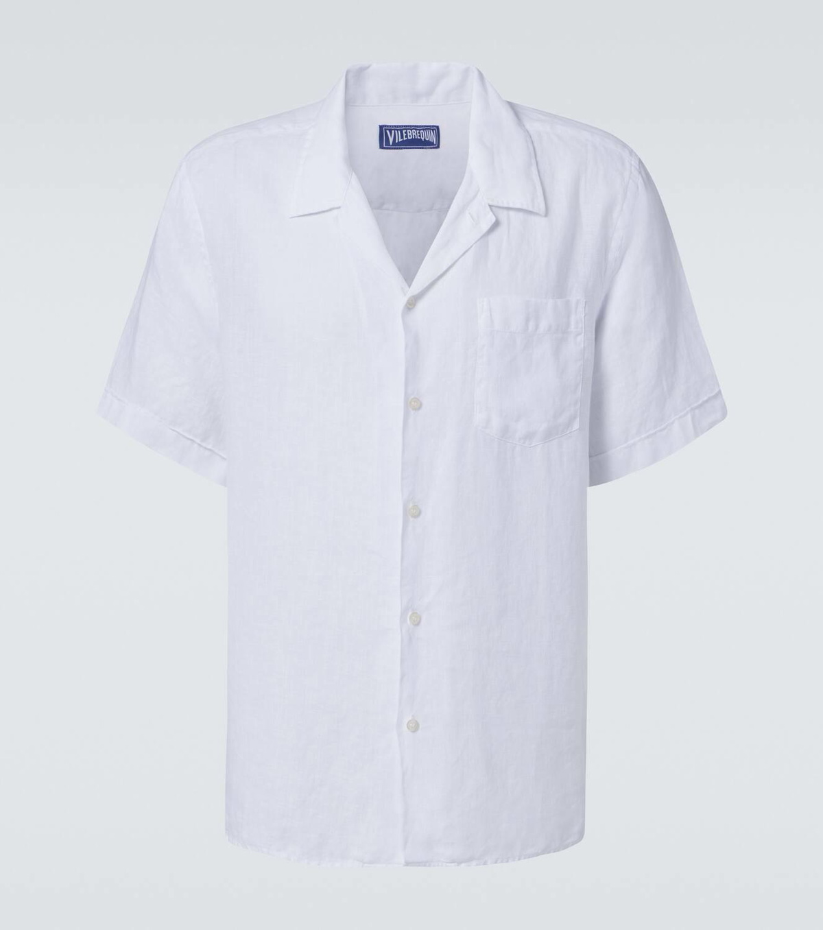 Vilebrequin Charli linen bowling shirt
